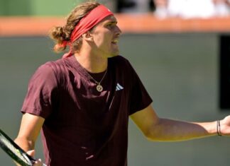 ZVEREV NO PUDO SUPERAR EL DEBUT EN INDIAN WELLS