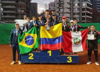 PERÚ SE COLGÓ EL BRONCE EN EL SUDAMERICANO SUB 12 EN SANTIAGO DE CHILE