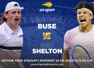 BUSE DEBUTARÁ EN EL US OPEN ANTE SHELTON ESTE DOMINGO