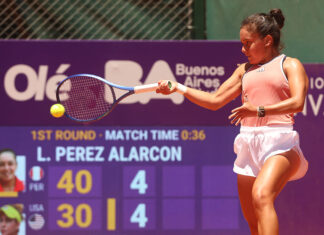 PÉREZ INICIA CON TRIUNFO SU CAMINO EN EL WTA 125 DE BUENOS AIRES