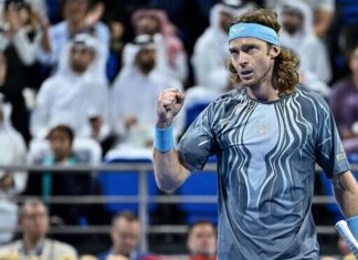 RUBLEV AVANZA EN DUBÁI; BUBLIK CAE Y WAWRINKA RECIBE EMOTIVO HOMENAJE