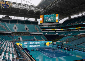 FECHA FUE CANCELADA POR LLUVIA EN EL MIAMI OPEN
