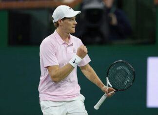SINNER AVANZA CON AUTORIDAD EN INDIAN WELLS Y ALCANZA HISTÓRICA MARCA