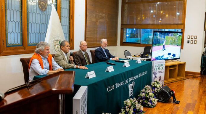 PRESENTAN EL LIBRO «ALEJANDRO OLMEDO, EL PERUANO QUE CONSQUISTÓ WIMBLEDON»