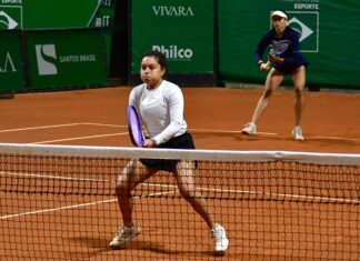 PÉREZ DEBUTA CON VICTORIA EN DOBLES Y AVANZA A CUARTOS EN SÃO PAULO