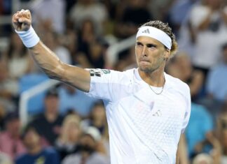CINCINNATI: ZVEREV Y DE MIÑAUR AVANZAN; TIRANTE SIGUE HACIENDO HISTORIA