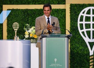 FEDERER FUE INCORPORADO AL SALÓN INTERNACIONAL DE LA FAMA DEL TENIS