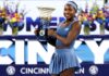 COCO GAUFF VUELVE A REINAR EN CINCINNATI
