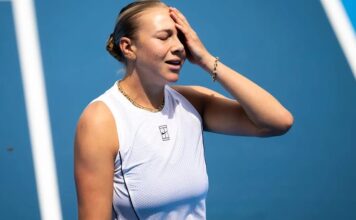 AMANDA ANISIMOVA PONE FIN A SU TEMPORADA POR LESIÓN