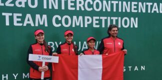 PERÚ FINALIZA EN EL SEXTO LUGAR EN EL 12U INTERCONTINENTAL DE KAZAJISTÁN