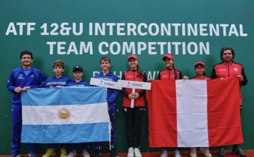 ARGENTINA Y PERÚ, PROTAGONISTAS DE COSAT EN EL ATF 12U INTERCONTINENTAL TEAM COMPETITION