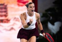 SAKKARI ELIMINA A KOSTYUK Y OSTAPENKO FIRMA UN CONTUNDENTE DEBUT EN WUHAN